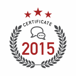 Certificate 2015